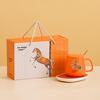 Tuoqiao Cartoon Little Bear Thermostatic Mug Set