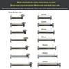 Universal Wheel Replacement for Luggage Suitcase: Leather Caster Rubber Roller Rim Repair Accessories