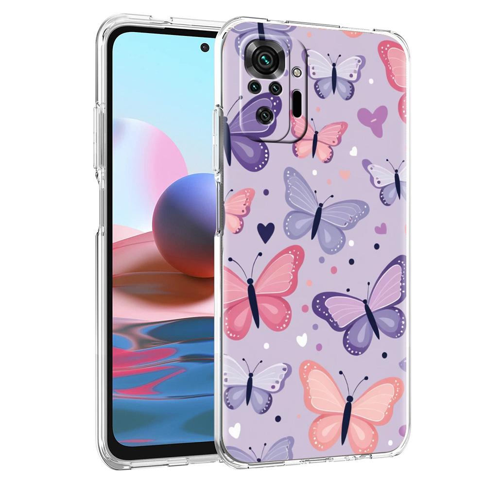 Phone Case For Xiaomi Redmi Note 15 14 5G 13 12 10 11 Pro Plus 4G 14C 13C 12C Soft TPU Cover Stylish Flower Patterned Design
