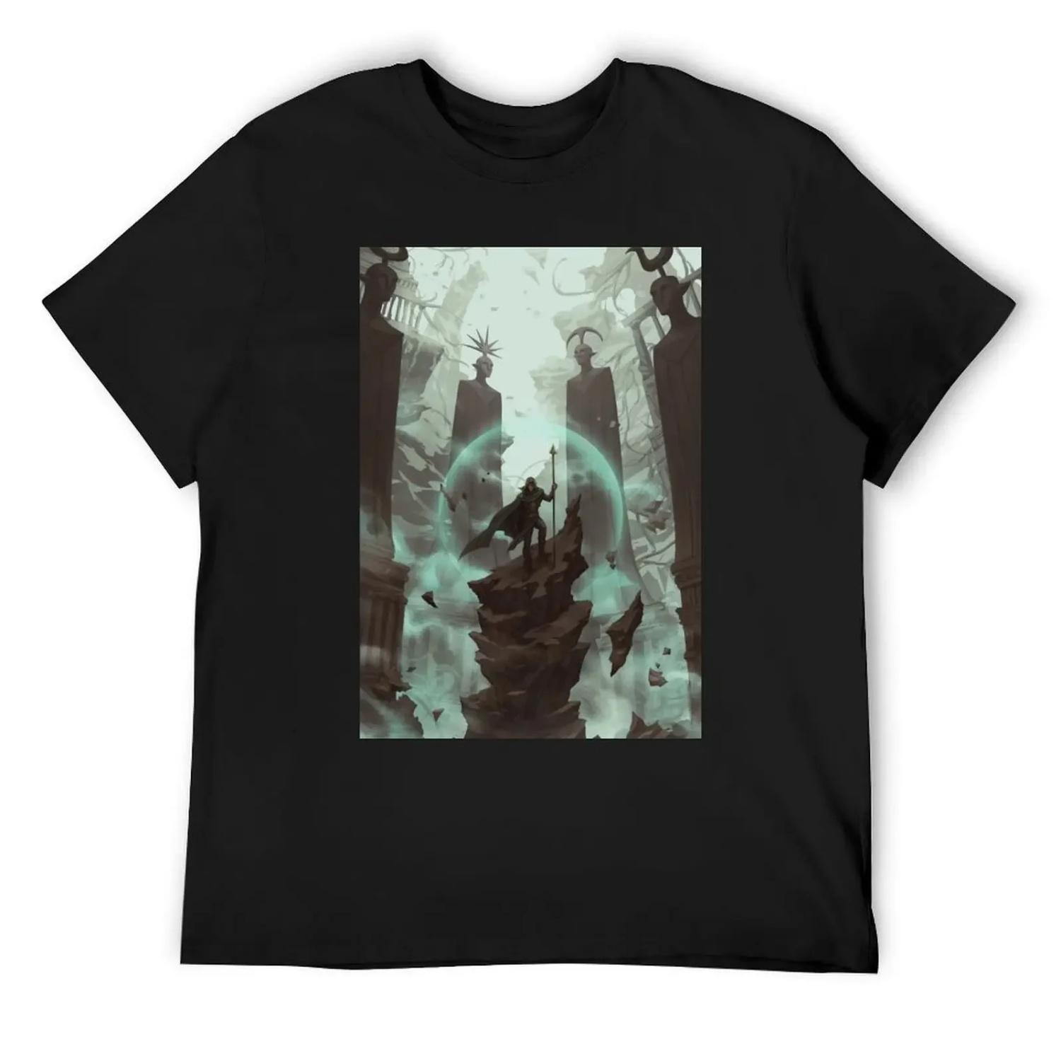 

Ritual T-Shirt summer tops korean fashion Short sleeve tee shirts graphic tees mens white t shirts XXXXXL чорний