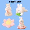 New Bunny Plush Toy Doll Soft And Fluffy Lotus Seat Cushion Sitting Rabbit Ideal Gift For Kids Bunny Plush)