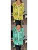 Women's European/American Printed Loose Swallowtail Commuting Shirt - Spring/Summer Collection