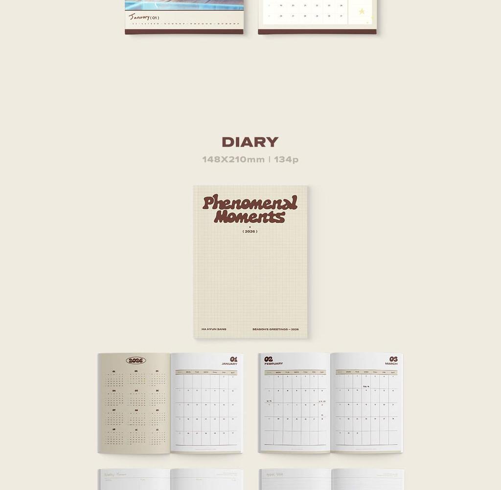 [POB] HA HYUN SANG [PHENOMENAL MOMENTS] 2026 Season's Greetings
