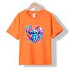 XH03 MINISO 2026 Summer New Printed Cotton Round Neck T-shirt for Children Aged 1-16, Boys and Girls