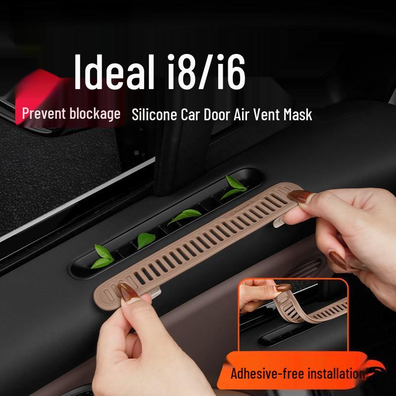 Ideal I6i8 Front Door Air Vent Silicone Cover – Car Interior Decoration & Protective Accessory