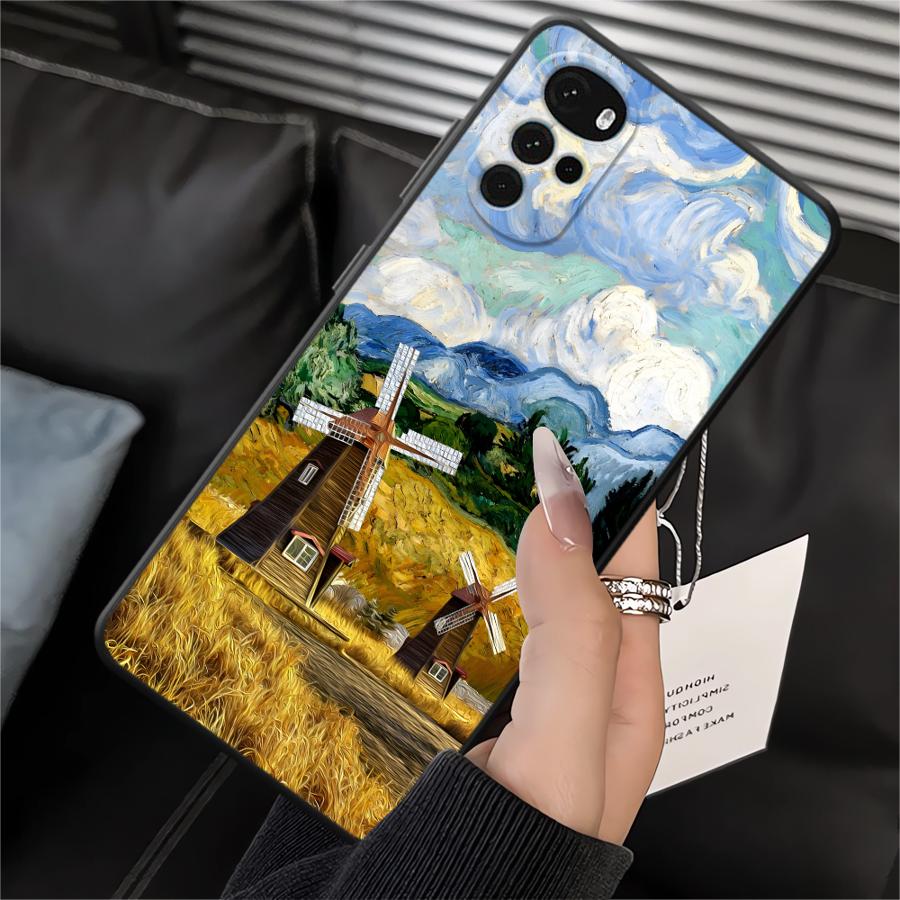 Case for Motorola Moto Edge 20 Pro 30 Lite G32 G52 G60s G51 G73 G22 Edge40 G53 G30 G50 G71 Phone Cover Creative Oil Painting