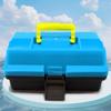 With Handle Fishing Tackle Box 3 Layers Hardware Storage Box Fishing Gear Box  Outdoor Sports
