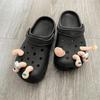 3D Toe Charms Fingers Set  DIY Funny Toe Simulation Foot Thumbs Hole Shoe Decoration Summer Slippers Accessories