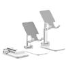 Foldable, Height-Adjustable, Universal Desktop Phone & Tablet Stand for Bedside or Office