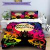 3pcs Halloween Decorations Duvet Cover Set -Includes 1 Duvet Cover and 2 Pillowcases, No Quilt Core, All-Season Home Decor  yy251111100