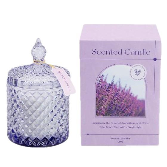 Nordic Style Carved Soy Wax Candle - Essential Oil Fragrance Souvenir
