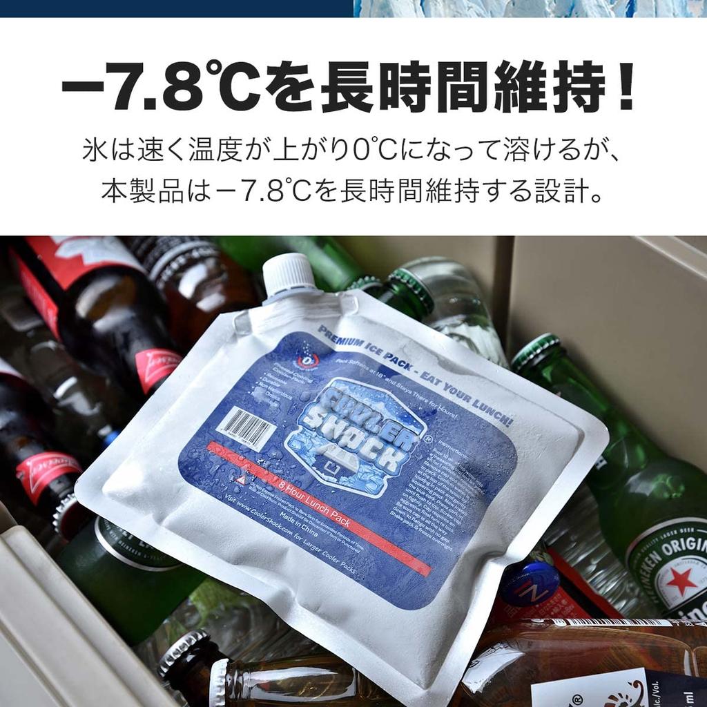 COOLER SHOCK Ice Packs Colder Than Ice Perfect for Outdoor and Emergency Preparedness (Small, 5-Pack) - Long-Lasting, Powerful, (-7.8°C), Reusable,