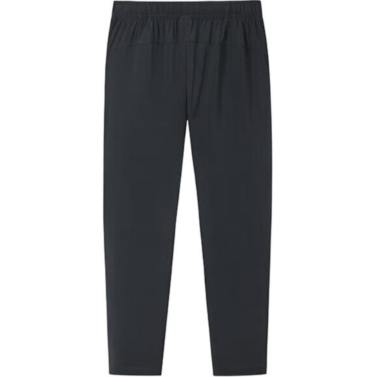 Anta Training Series Solid Color High Elasticity Nine-Point Slim Fit Casual Pants Men Bottoms Black 152427301-3