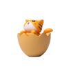 Eggshell Cute Cartoon Cat Mini Model Ornament For Landscape Prop Decoration