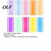 DIY Embroidery Supplies 10Pcs Plastic Thread Winding Board, 10 Colors Floss Organizer, Cross Beginners Accessories Stitch Holder Bobbin for
