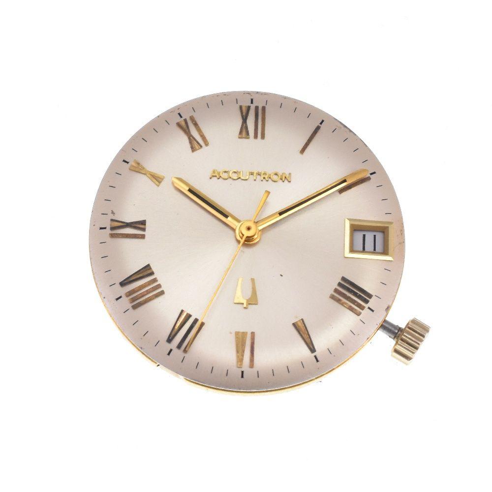Used Junk Delivery as is BULOVA ACCUTRON Cal.218D Quartz Movement Z#B3124