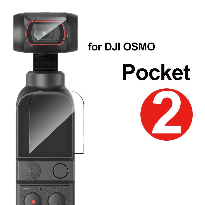 Tempered Glass Screen Protector for DJI Osmo Pocket 4 with Camera Lens Protective Films Shatterproof Cover for DJI Pocket 4/3/2