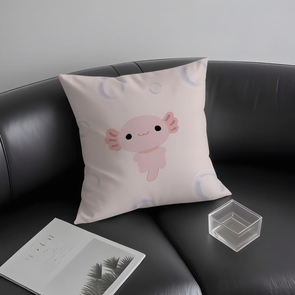 Salamander Cute Cushion Cover Pillowcase Ultra Soft Skin Friendly Fabric Cloud Like Comfort & Concealed Zipper