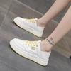 Leather Little White Shoes Women's 2025 New Popular Autumn Versatile Flat Two Wear Student Non-slip Sports Board Shoes Women