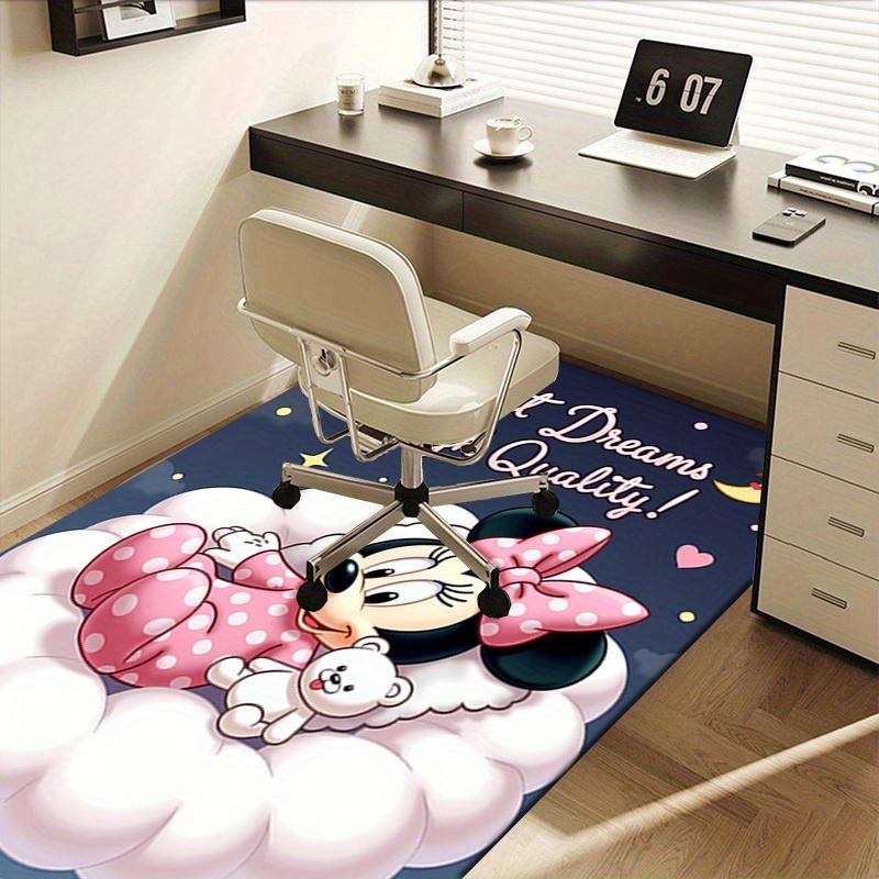 3D Printed Minnie Mouse,Cloud,Dreams Anti-Slip Rug - Machine Washable Office Rug for Living Room, Bedroom, Office - Multiple Sizes