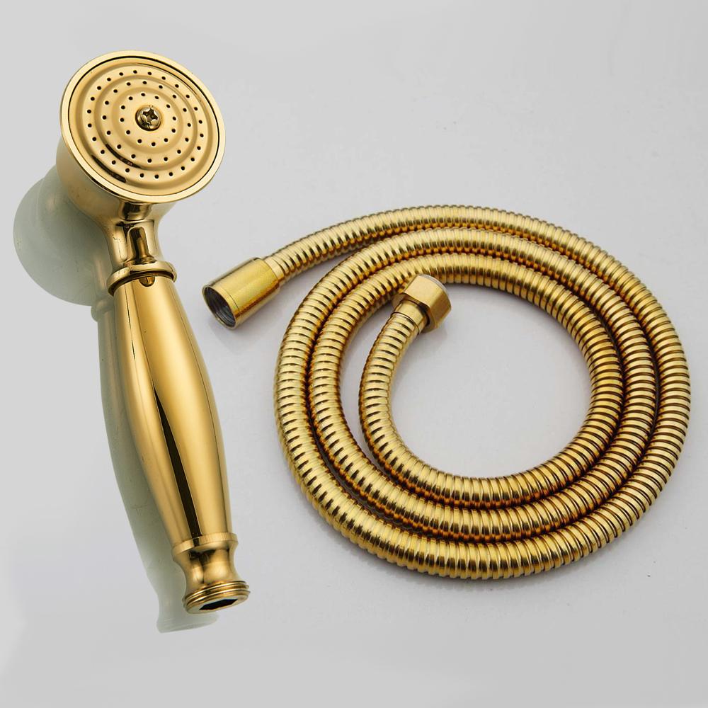 Luxury Gold Color Brass Shower Head