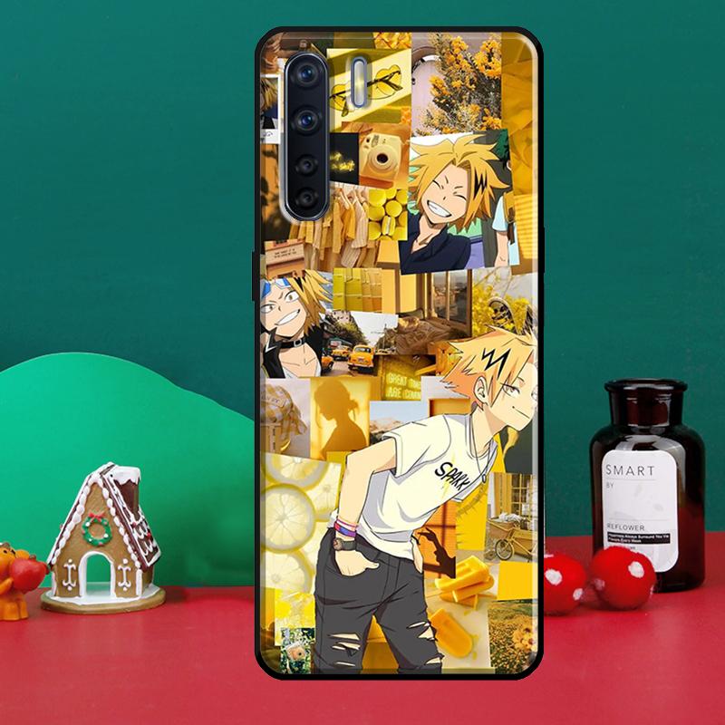 Denki Kaminari My Boku No Hero Academia Husă Pentru OPPO A5 A9 A31 A53 2020 A53S A1K A3S A5S A15 A52 A72 A83 A91 A54 A74 A94 Coque