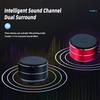 Mini Bone Conduction Speaker Vibration Stereo Audio Digital TWS Wireless Bluetooth Speakers Portable Metal Speaker