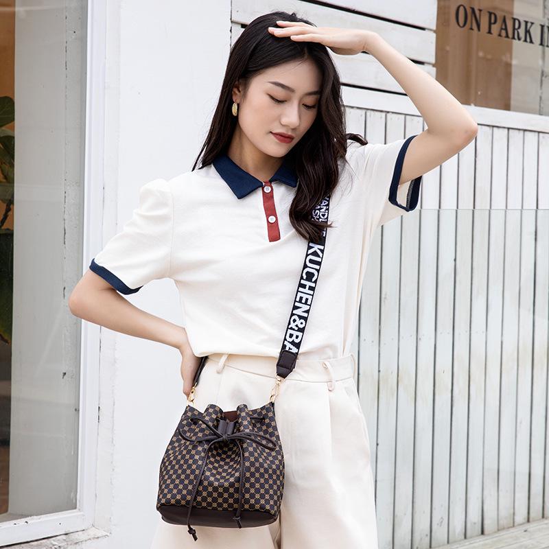 2023 Trendy Large-Capacity Drawstring Bucket Bag - Fashionable Crossbody/Shoulder Bag for Women