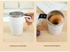Smart Electric Magnetic Stirring Cup: Portable Coffee, Protein, and Milk Mixer