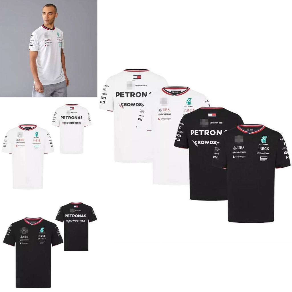 Tricou elegant 2024 F1 -benz Team cu mânecă scurtă și croială confortabilă largă