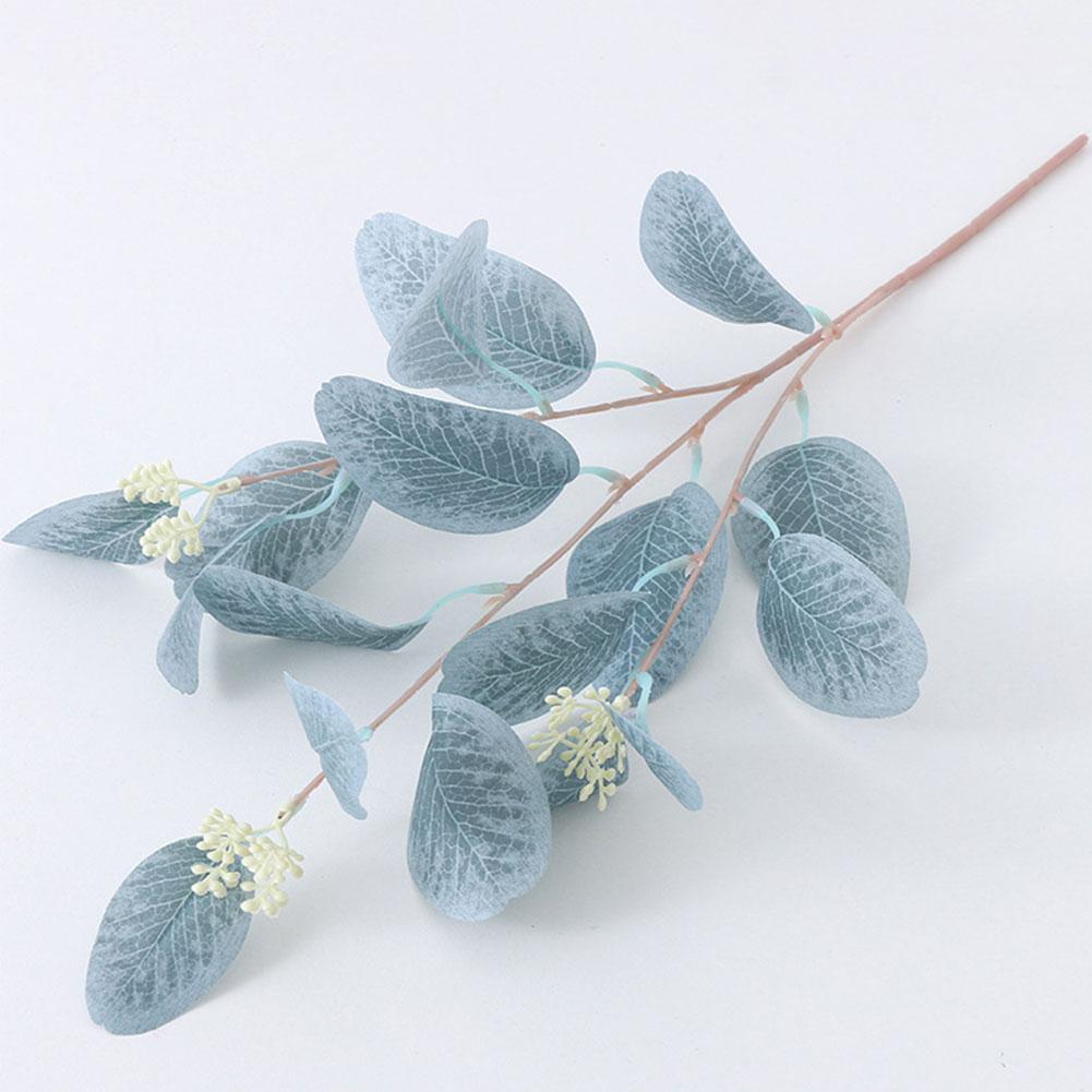 Autumn Artificial Eucalyptus Leaves Artificial Flowers Home Decoration Green Plants Apple Leaves Wedding Decoration False Leaves