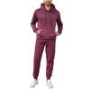 Men's Sweatshirt Suit Men's Solid Color Casual Sports Suit Sweatshirt Suit