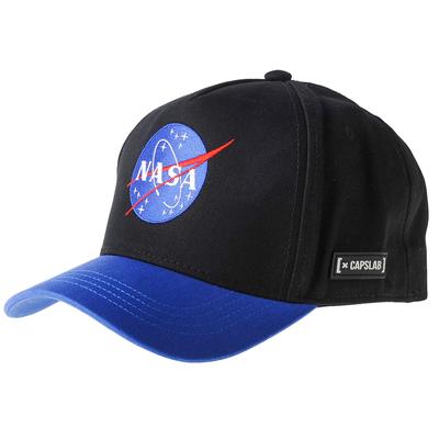 Space Mission NASA Cap, Mens Black Cap