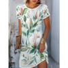 Women's Fashionable Dress, Cute Little Animals and Floral Prints
