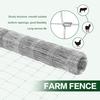 Galvanized Poultry Breeding Fence Chicken Wire Mesh Fence Hardware Cloth for Yard Garden and Animal Chicken Coop Protection