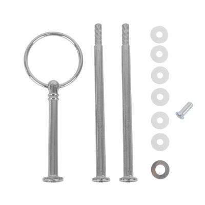 Cake Plate Stand Stick Fitting Hardware Rod Zinc Alloy Fruit Cupcakes Dessert