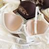 Sexy Lace Women Lingerie French Flowers Embroidery Bra Set Breathable Mesh Splicing Push Up Bras Hollow Thin Cup Underwear Sets