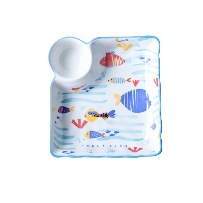 Qianhua Zhike Japanese Ocean World Hand-painted Ceramic Tableware