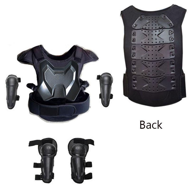 Youth Children Motocross Body Protective gear Vest armor ATV Dirt Bike suits Chest Spine Knee Elbow Guard Sports Equipment