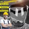 1 Pcs New Transparent Riding Goggles Antispray Antidust Antifog And Antiwind Mask Highdefinition Full Face Protective Goggles