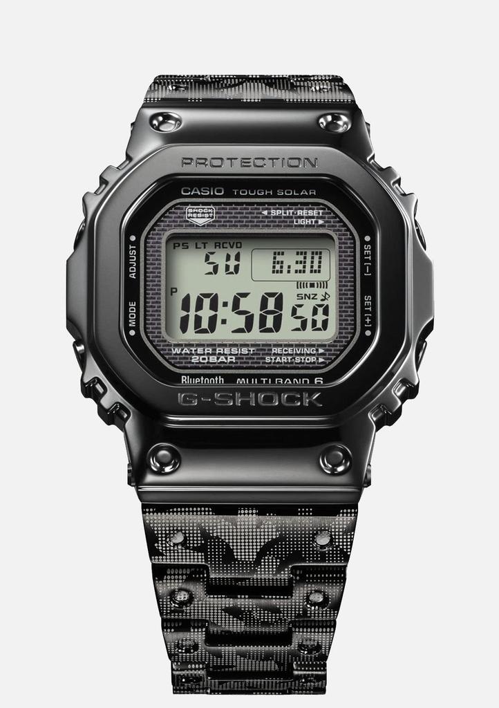 Casio Full 40th Anniversary X ERIC HAZE Collaboration Black G-Shock GMW-B5000EH-1JR Men's Watch, Bluetooth, Metal, Radio-Controlled, Solar-Powered,