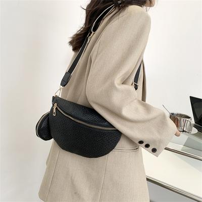 Korean Version of Women's Shell Bag New Fashion Korean Version of Simple Ins Crossbody Breast Bag Girl Shoulder Slash Fanny Pack