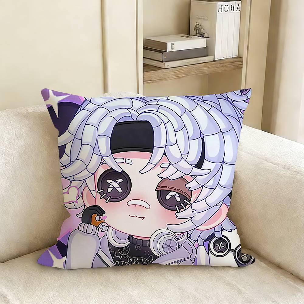 Game Anime IIdentity V Various Sizes Square Pillow Case For Car Home Bedchamber Decor