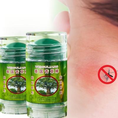 Barra de Bálsamo Herbal Tailandés para Alivio de Picaduras de Insectos Gel Refrescante Natural para Uso Doméstico y Exterior Refrescante y Calmante Todas las Estaciones