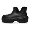 Crocs Stivaletti alla Caviglia Semplici Versatili Comodi Stivali Unisex Neri 210673-060