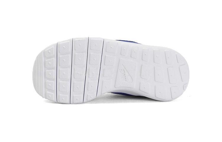 Nike Roshe One Comfortable Round Toe Slip Resistant Cushioning Low Top Toddler Shoes Blue White Infant And Toddler 749430-420