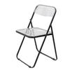 Lubangxiong Transparent Acrylic Folding Cafe Chair
