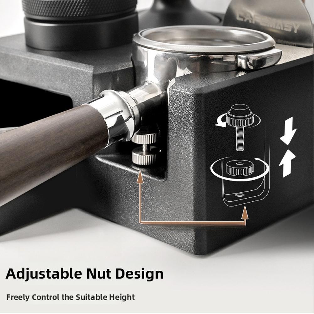 Portafilter Holder Coffee Tamper Drawer Multifunctional Organization Tamper Dust Dispenser Coffee Tamper Storage Base