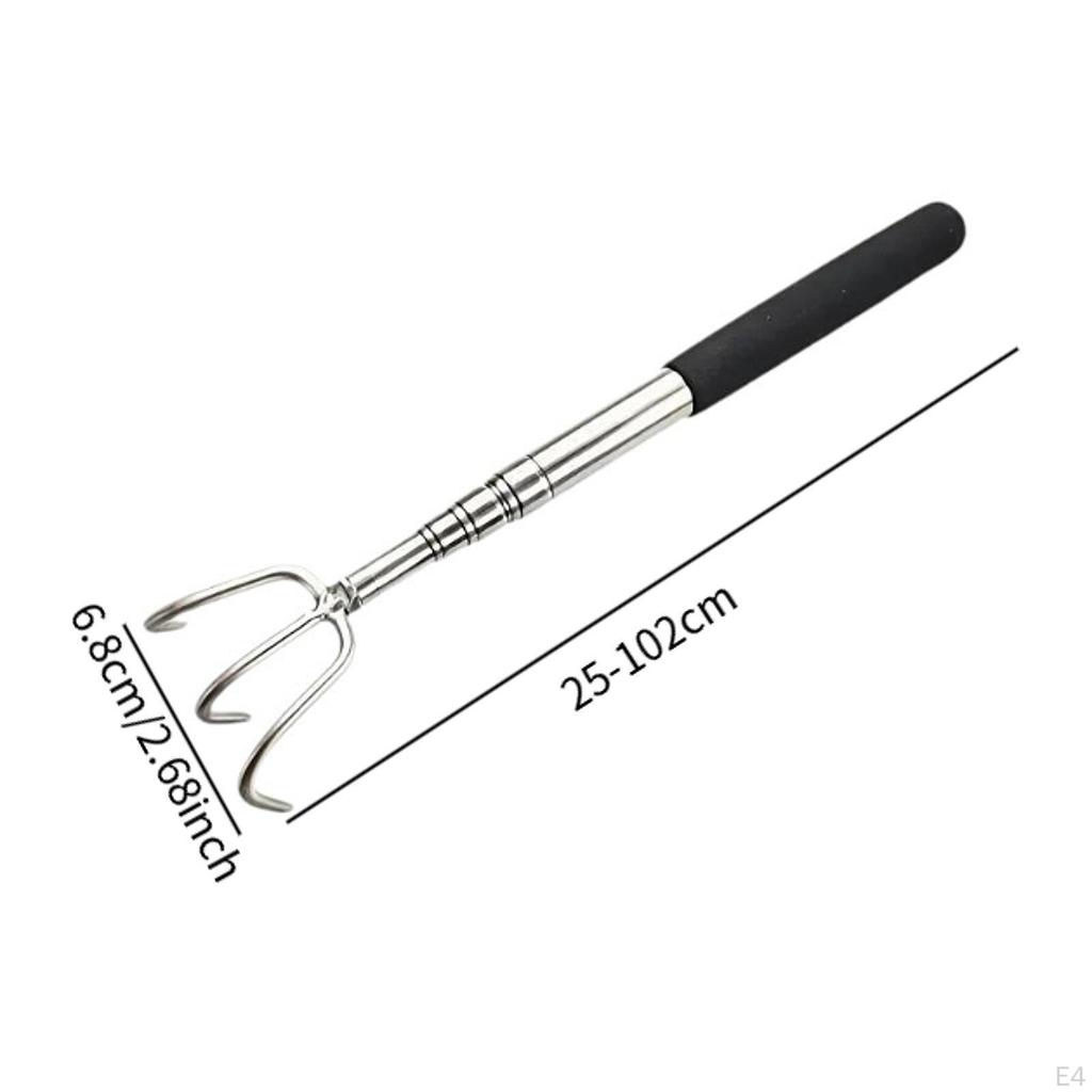 Mushroom Foraging Picker Ergonomic Adjustable Length Stainless Steel Tool