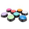 Hirelax Voice Recording Pet Training Buzzer for Dog ABS Available in Rose Lake and Buttons, 8-Pack, 30-Second Recording, Communication, Material, Red,